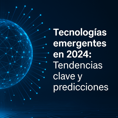 Innovación tecnológica y tendencias digitales con inteligencia artificial y circuitos futuristas