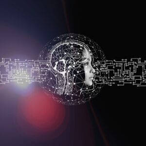 Inteligencia artificial y tecnología digital que impulsan la productividad moderna — imagen destacada de las mejores apps de productividad 2025.